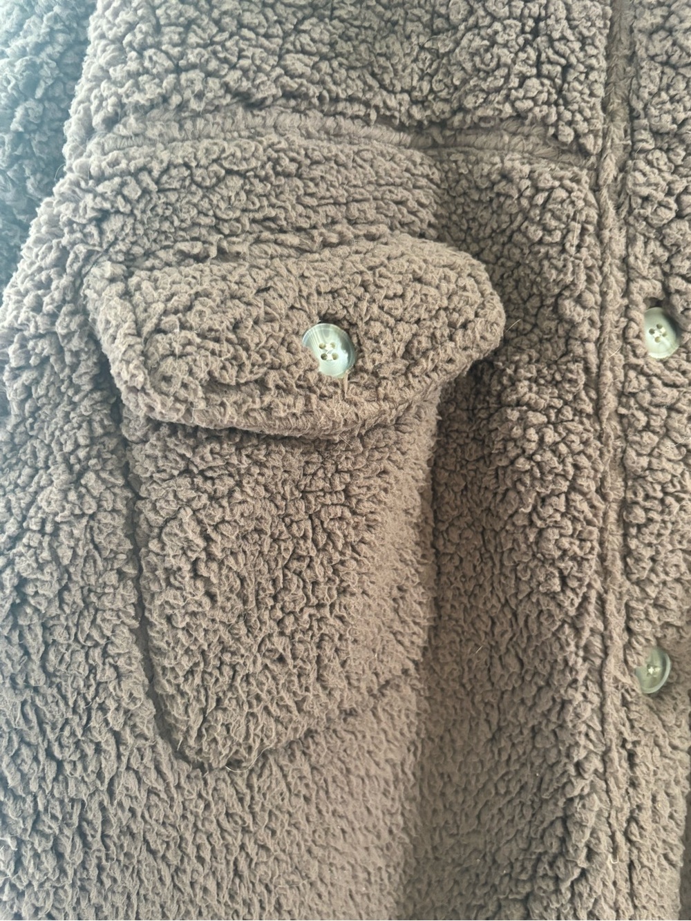 32 Degrees Brown Teddy Sherpa Jacket - Picture 5 of 9